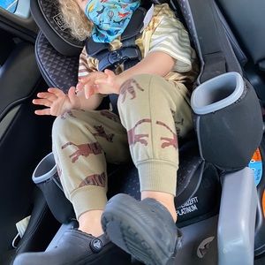 Zara Boys Neutral Tiger Sweats